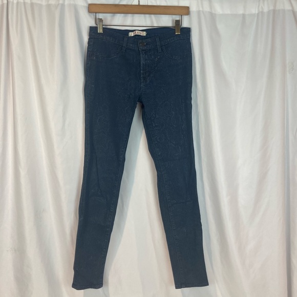 J Brand Denim - J Brand Snakeskin Printed Coated Denim size 28